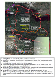 Zvakanaka Hiking Trails Map